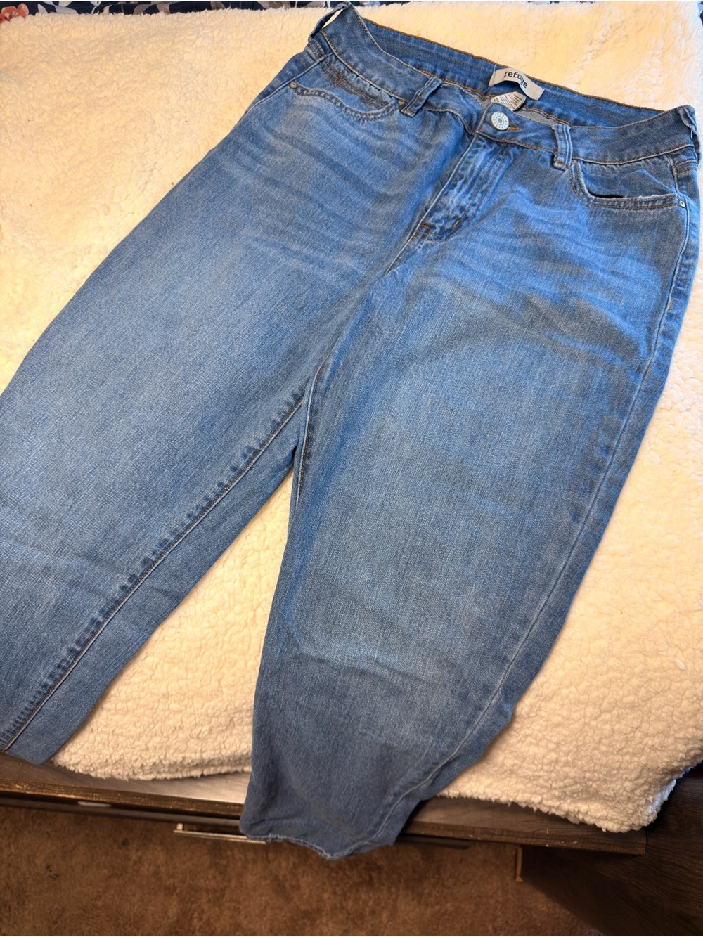 refuge Light Blue Relaxed Women's Jeans